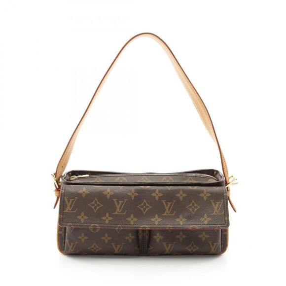 LOUIS VUITTON Brown Monogram Leather Shoulder Bag - Picture 2 of 11